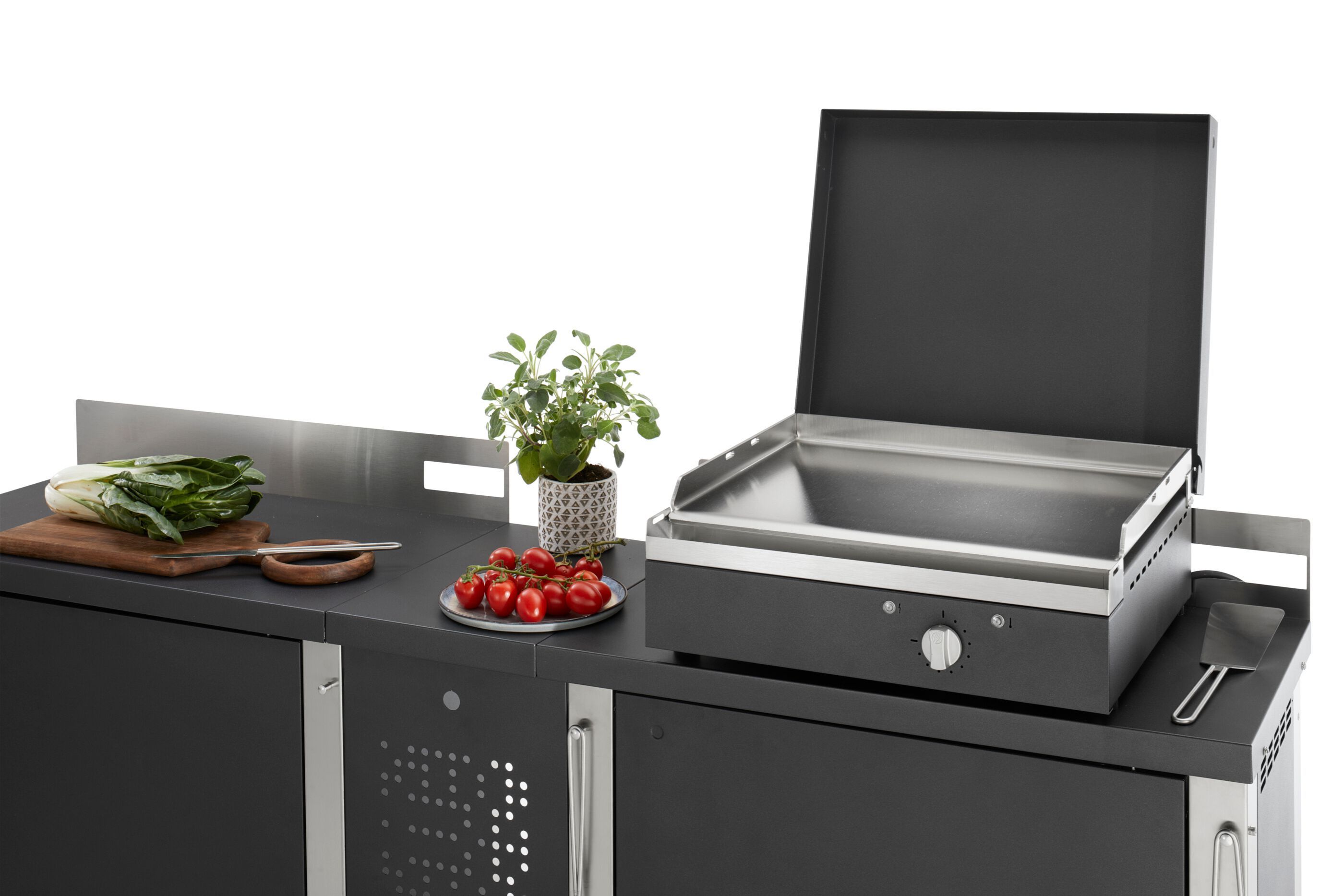 Подвижная поддержка с распашными дверями push &amp; pull из нержавеющей стали PLA.NET Outdoor Cooking Cooking Unit ARCH-00066787 - Вид №10