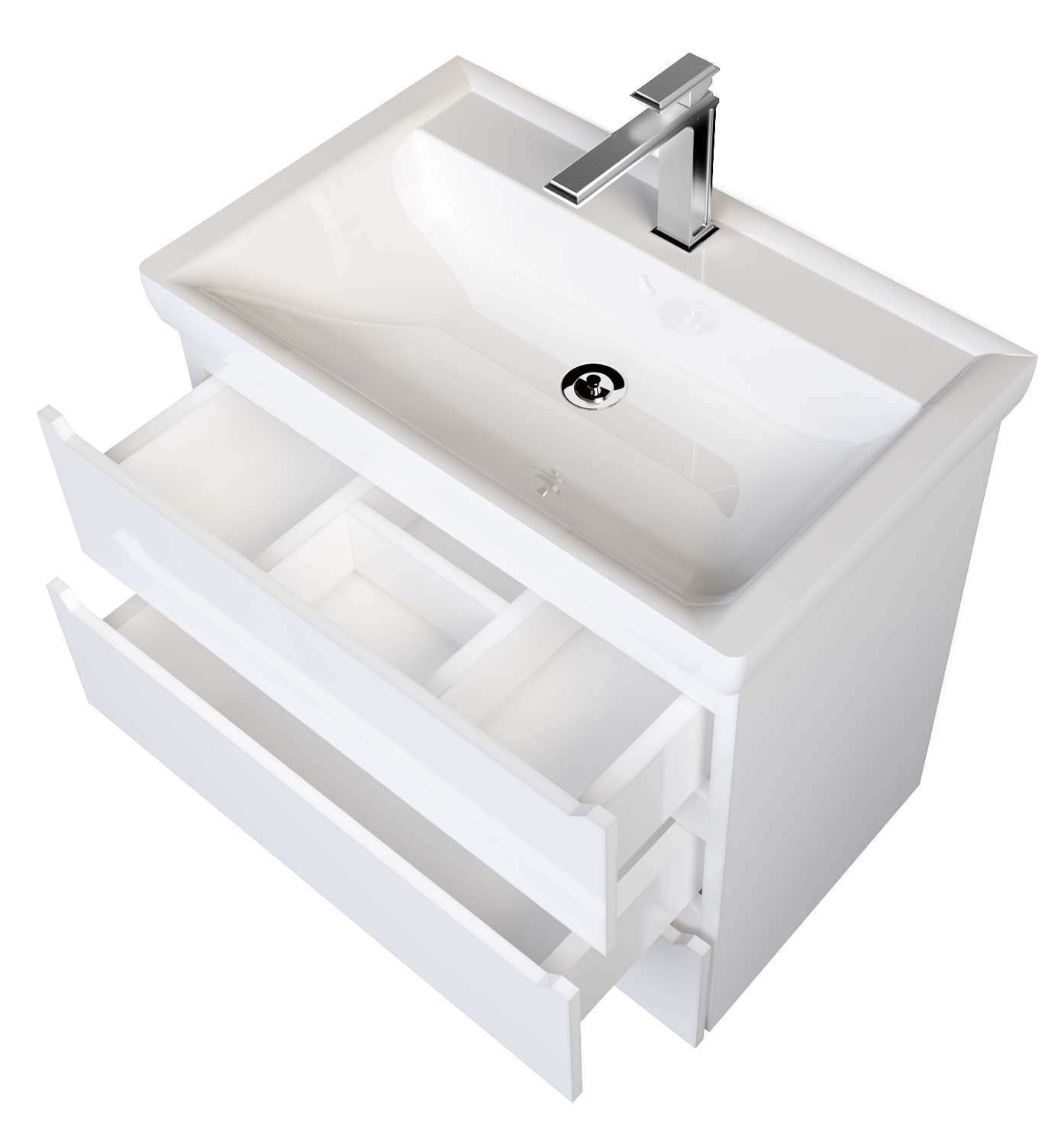 У57593 Тумба без раковины Кода 80Н 3в.я. МДФ 1 Marka Кода 