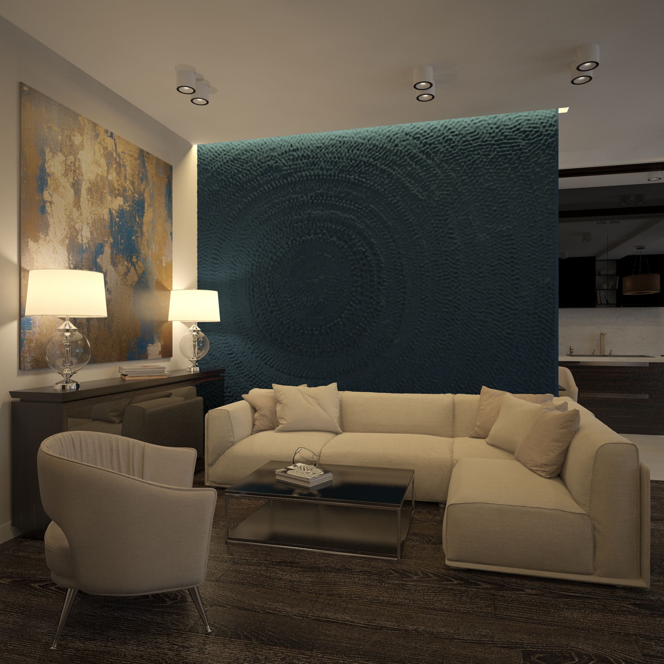 Трехмерная декоративная гипсовая панель WallDeco PORTAL ARCH-00131343 - Вид №3