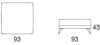 Twils Lounge Подставка для ног из ткани Revival sun-id-1458511 - Вид №2