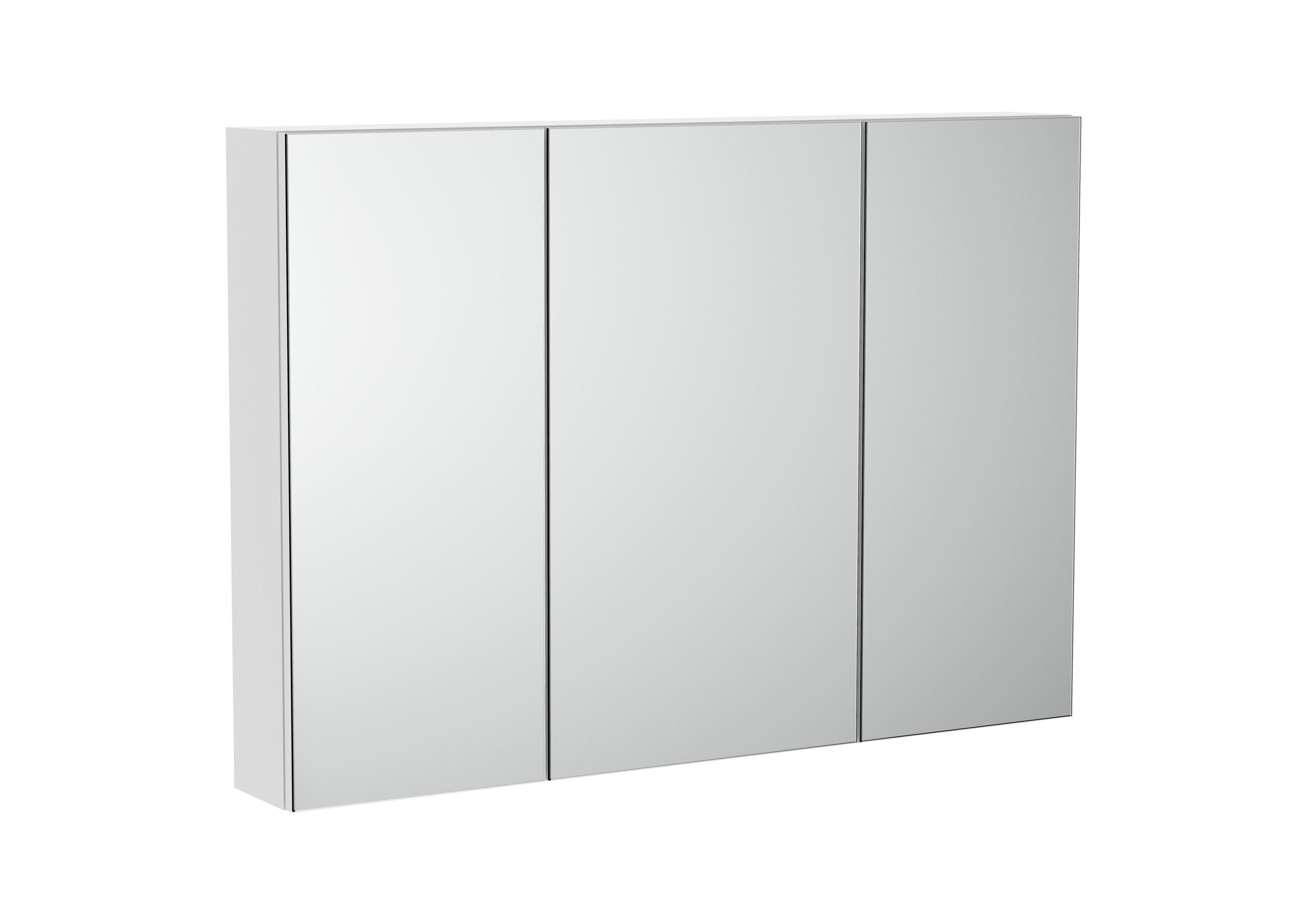 Зеркальный стеклянный шкаф для ванной комнаты с дверцами Roca Luna ARCH-00041941 - Вид №2