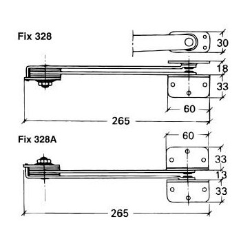 ASSA VI328 тормоз дверной ASSA ABLOY LK01-517 - Вид №1