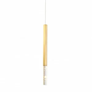 Светильник подвесной латунь Vita 1A Brass MD7747-1A brass DELIGHT COLLECTION ДИЗАЙНЕРСКИЕ 00-3882323 Золото;прозрачный