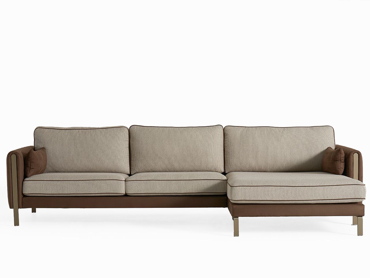 Модульный тканевый диван с полуостровом NDESIGN Ezora ARCH-00084609