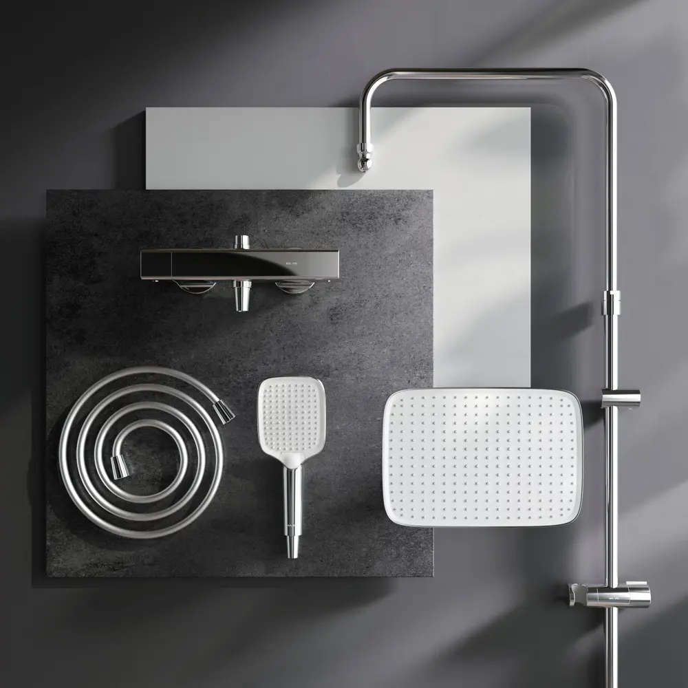 Душевая система AM.PM Flash с термостатом и 3 режимами подачи воды 89346527 STLM-1001248 - Вид №8