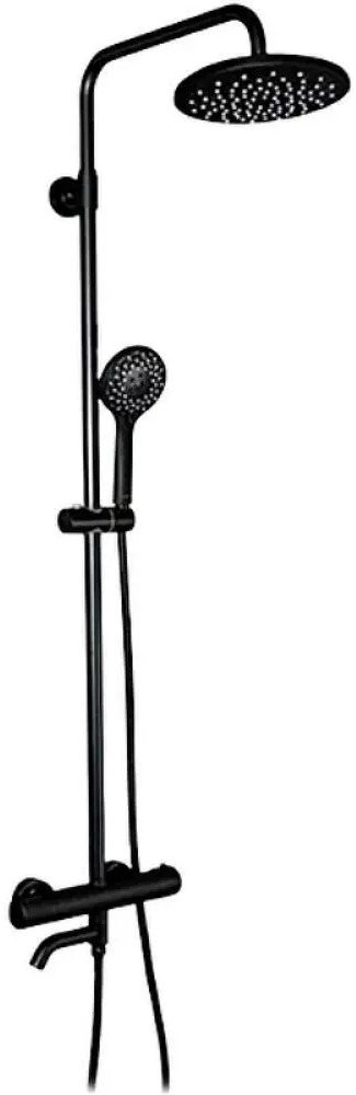 91753587 Душевая система Gappo G2490-6 G90 черный с термостатом STLM-0991166