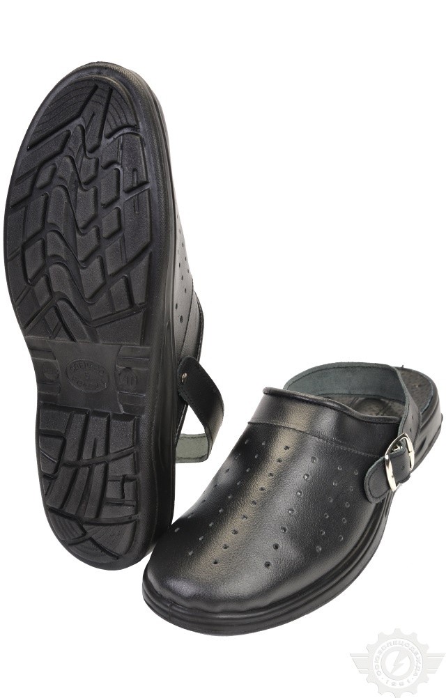 60958 Туфли Сабо "Шарм" мужские темные  Медицинская обувь размер 42 Спецодежда 