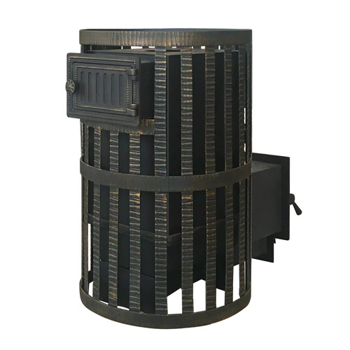 Печь для бани Везувий Ураган Ковка 12 (260) с закрытой каменкой 5029 - Вид №1