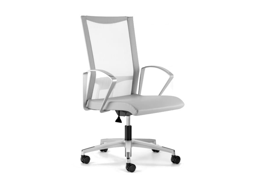 Офисное кресло с сетчатыми колесами и подлокотниками с 5 спицами TALIN Avianet ARCH-00035026 - Вид №1