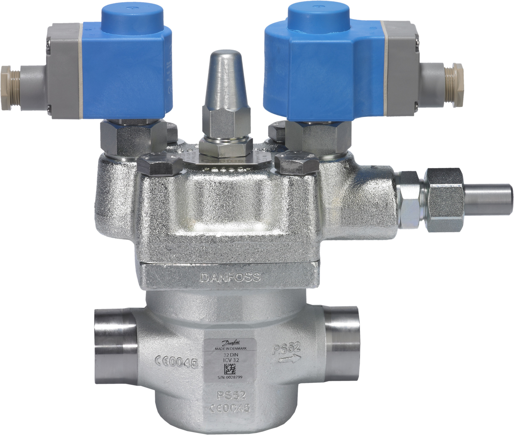 Danfoss ICLX — двухступенчатые клапаны ICLX 150 (D 150) Клапан соленоидный 027H7167  - Вид №1