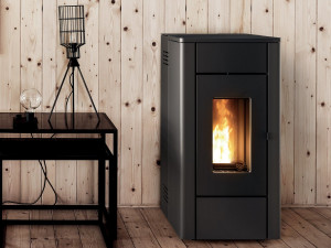 Вентилируемая пеллетная печь с водонепроницаемой структурой