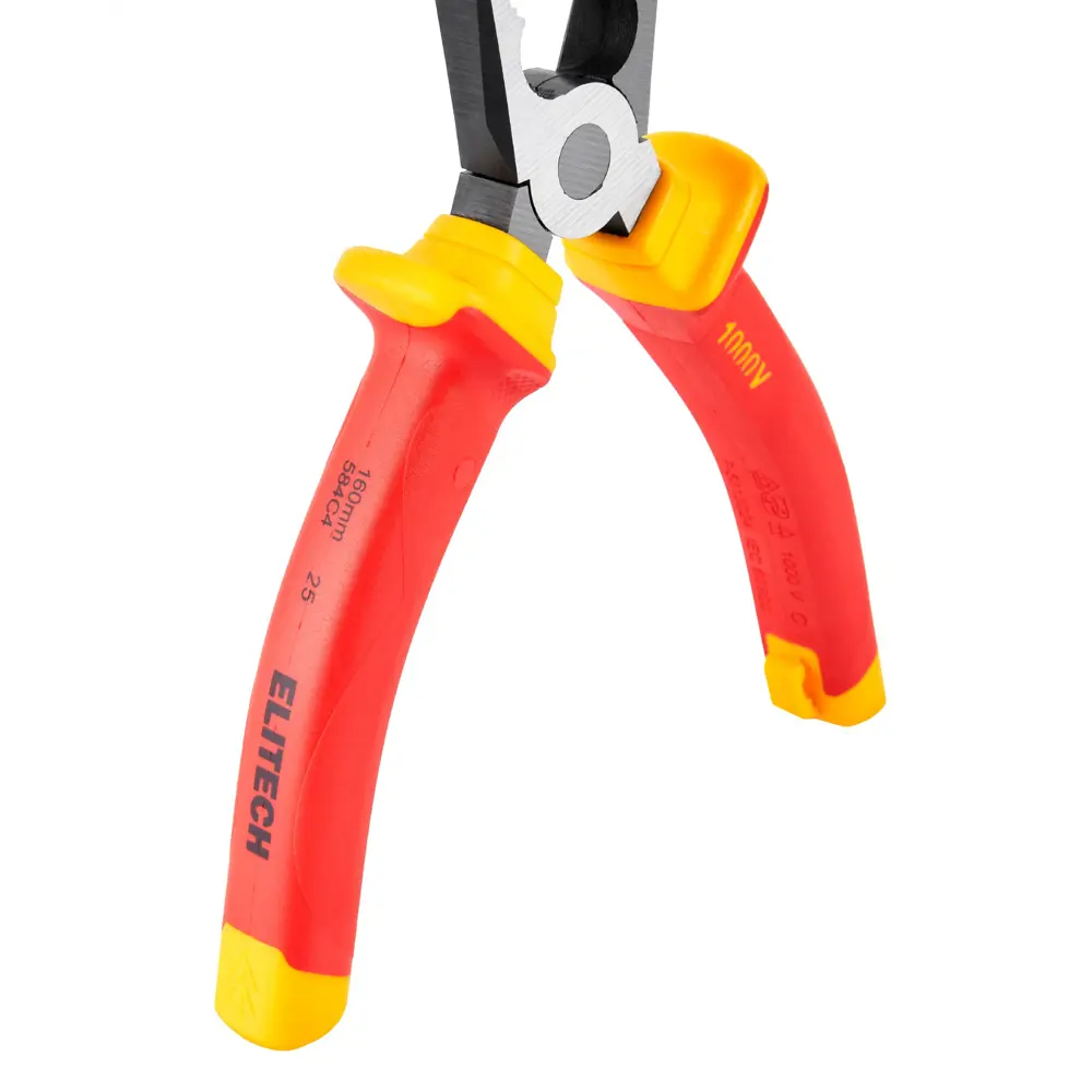 Диэлектрические плоскогубцы Elitech для электромонтажа до 1000В 89407172 STLM-1572290 - Вид №3
