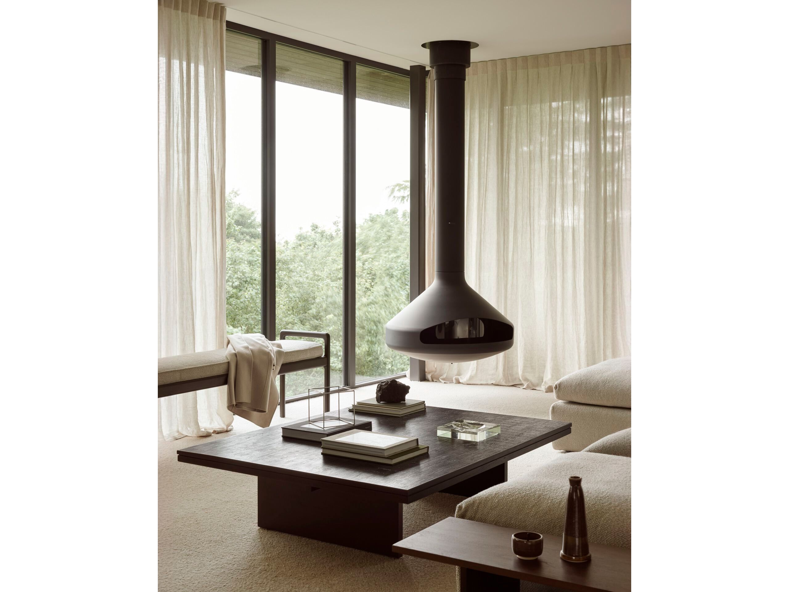 Прямоугольный журнальный столик из тикового дерева Ethnicraft Grooves ARCH-00146124 - Вид №5