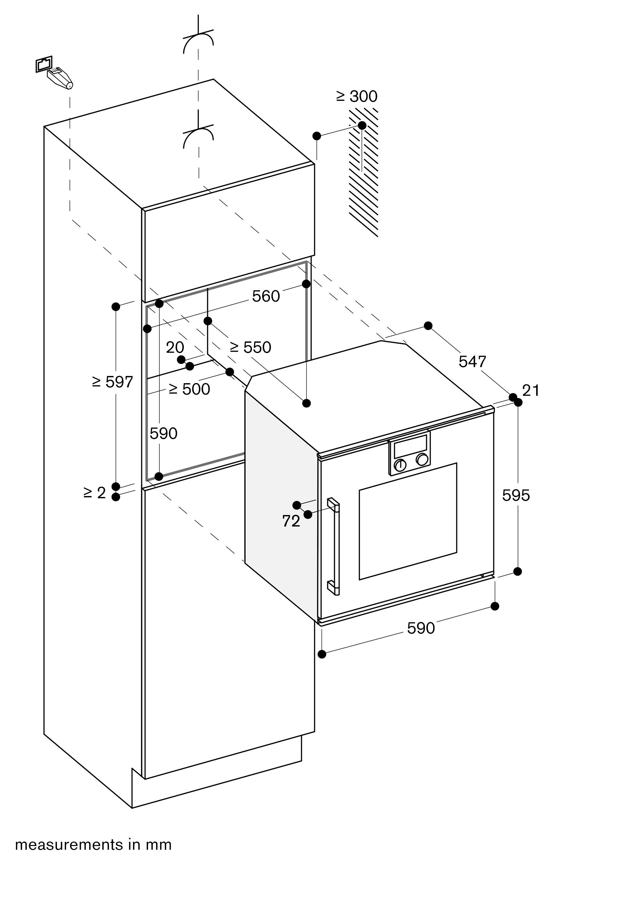 Электрическая встраиваемая печь класса а GAGGENAU серия 200 ARCH-00089220 - Вид №2