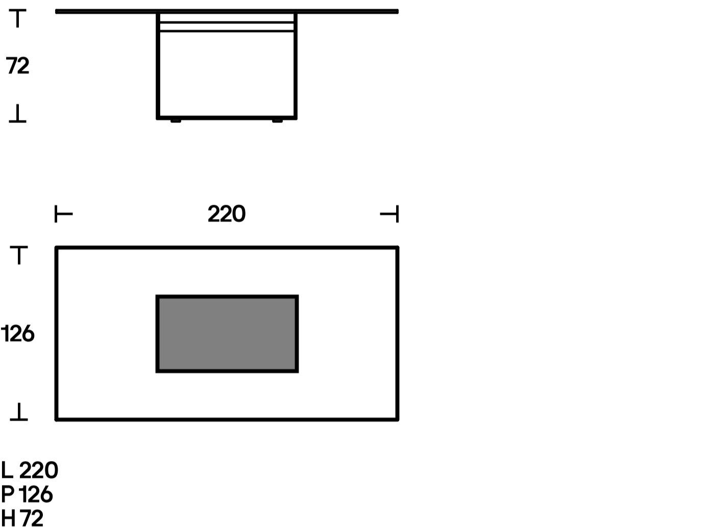 Прямоугольный стол из нержавеющей стали и стекла ACERBIS GLIMM ARCH-00072272 - Вид №7