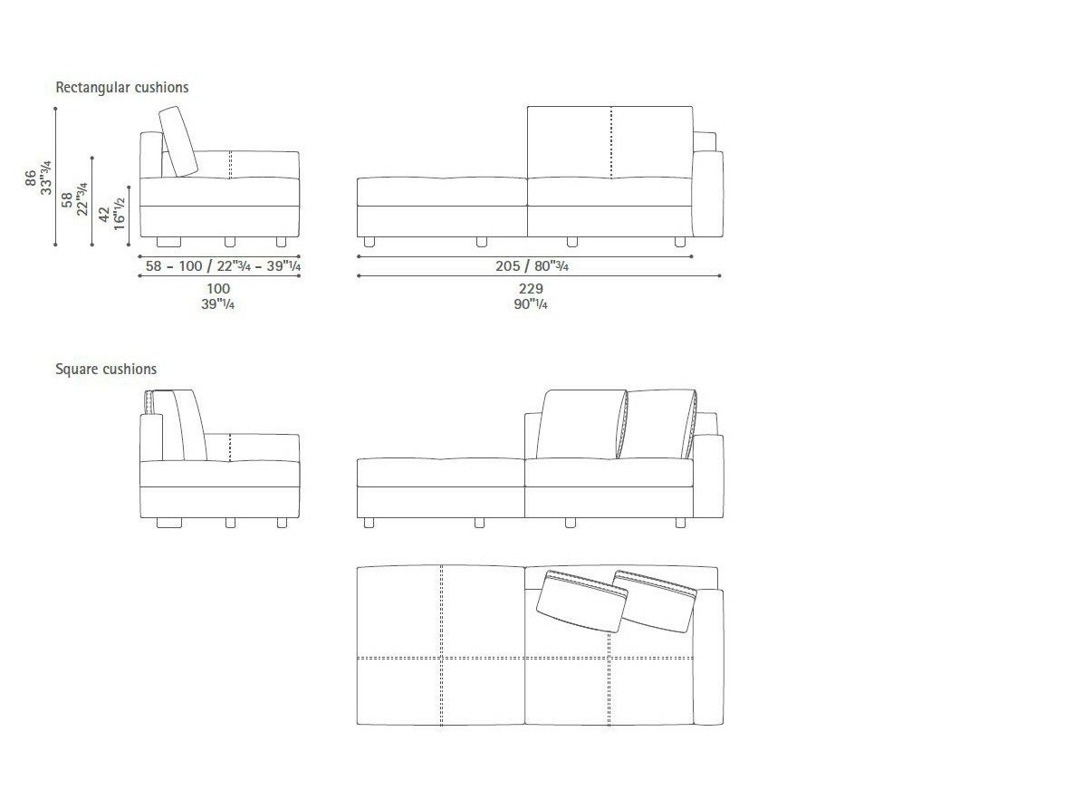 Кожаный модульный угловой диван Poltrona Frau коллекция - диваны и кресла ARCH-00060847 - Вид №14
