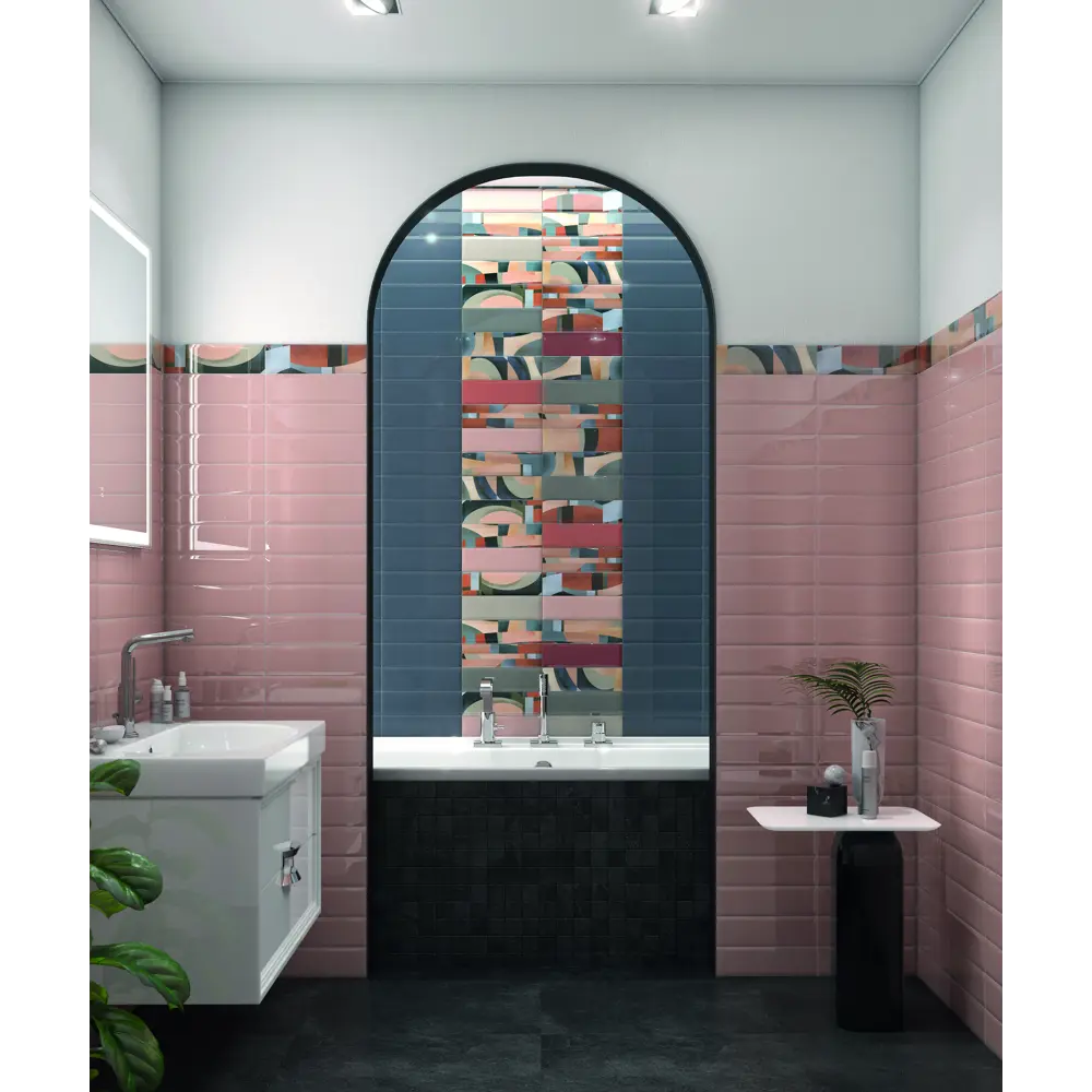 Kerama Marazzi Аккорд: светло-розовая настенная плитка для гармоничного интерьера 83024208 STLM-0038794 - Вид №4
