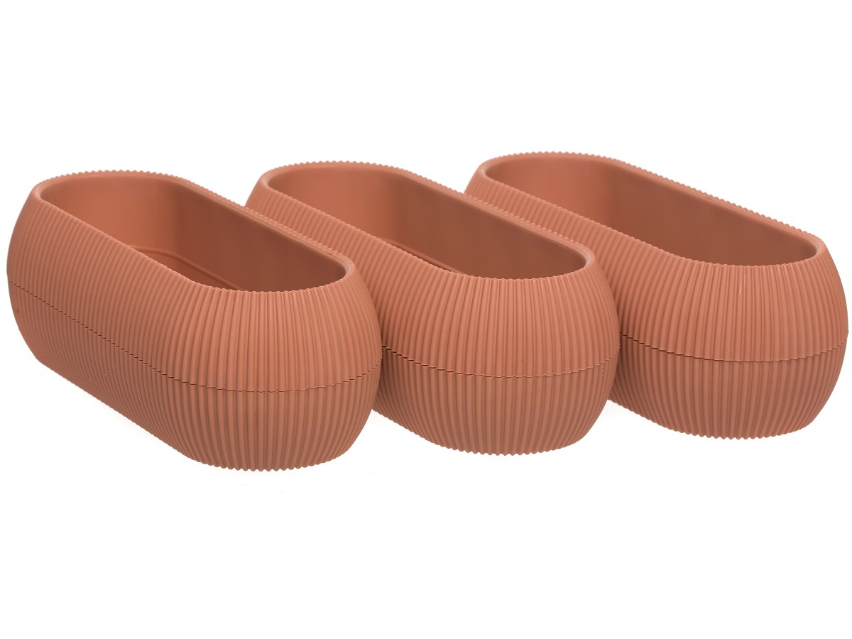 Горшок для цветов Lugo 0.55L Pink NAVAKO 16088 - Вид №3