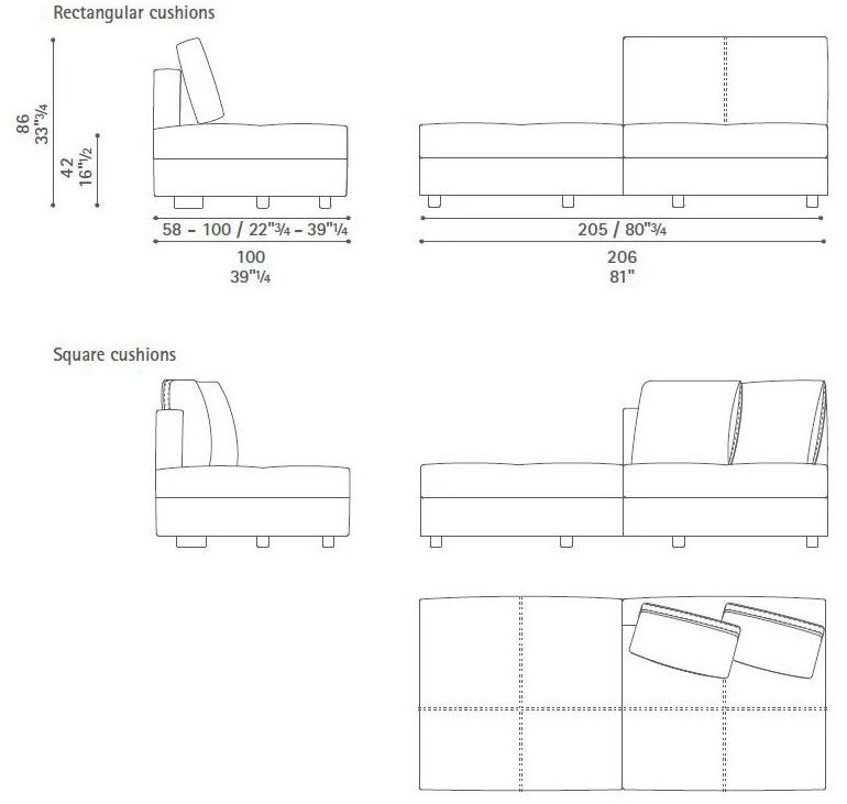 Poltrona Frau Модульный диван La collezione - divani e poltrone sun-id-1459157 - Вид №44