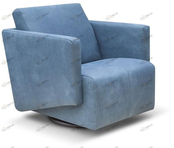 Rossini Sofas Вращающееся кресло с кожаной обивкой Freedom sun-id-1385918