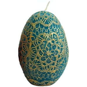 Свеча Яйцо-Ришелье золото 10 см