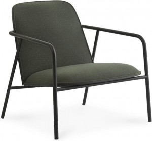 601805 Кресло для отдыха Pad Low Black Steel Black / Synergy Normann Copenhagen