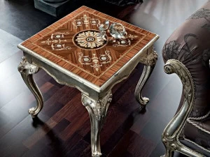 Modenese Gastone Квадратный журнальный столик из массива дерева для гостиной Casanova