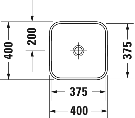 2359406100 Накладная раковина на столешницу  овальная Duravit Happy D.2 Plus - Вид №2