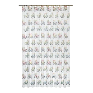 Тюль на ленте «Велосипеды» 250x280 см полиэстер цвет белый 82433361 STLM-2176566