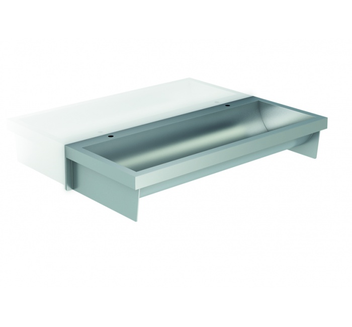 GW08 53 04 01 Подвесная раковина настенная прямоугольная Genwec  белая 