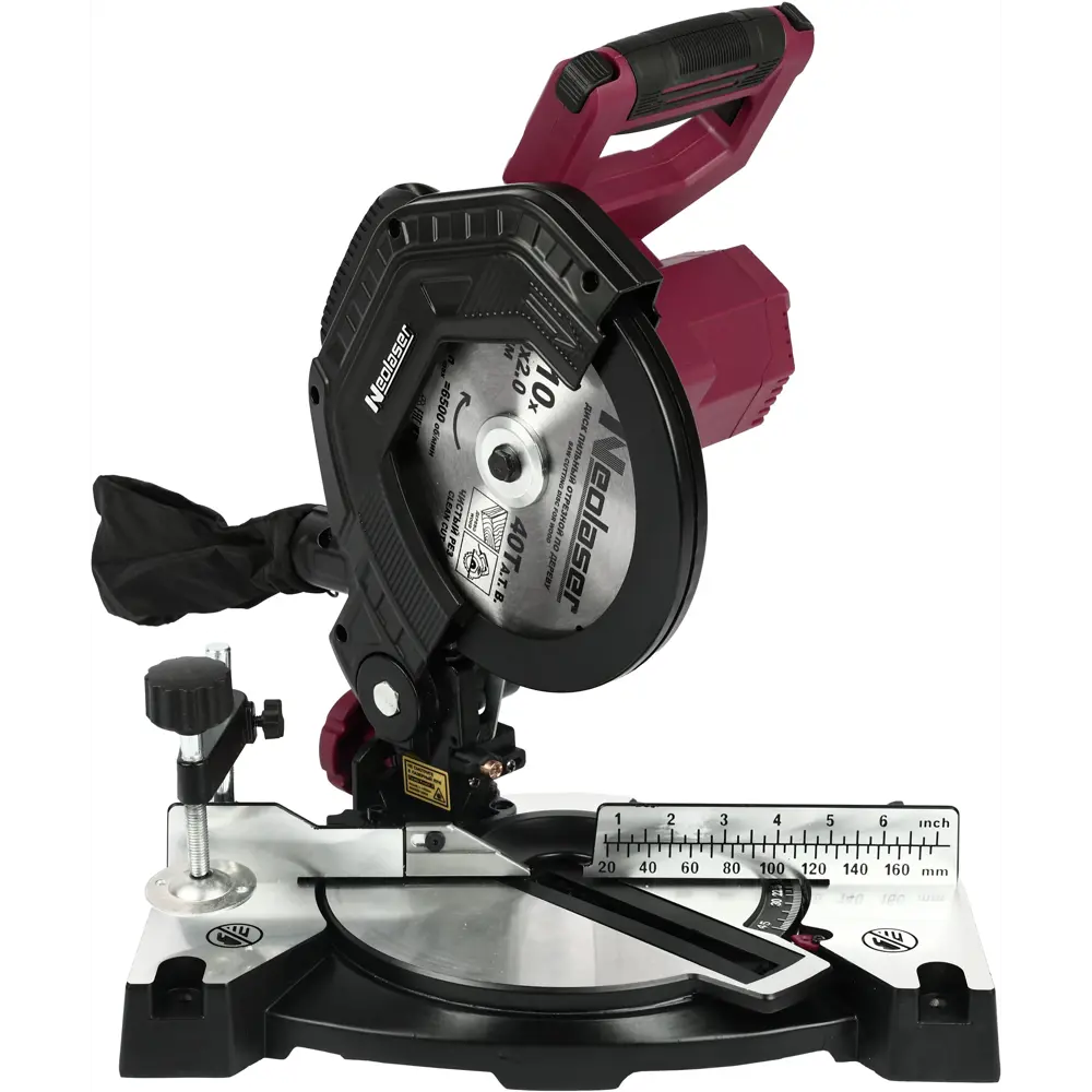 Аккумуляторная торцовочная пила NEOLASER NMS-210 с лазерным указателем 89417239 STLM-1577505 - Вид №7
