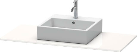 XS060F02222 Консоль XSquare #XS060F 1200 x 550 мм Белый глянцевый декор Duravit - Вид №2