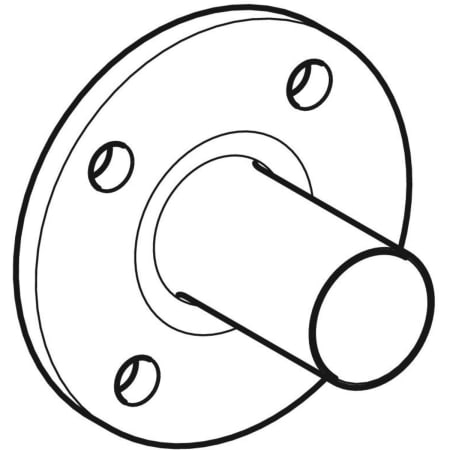 23785 Фланец Geberit Mapress из углеродистой стали, PN 10/16, с гладким концевиком Geberit  - Вид №1