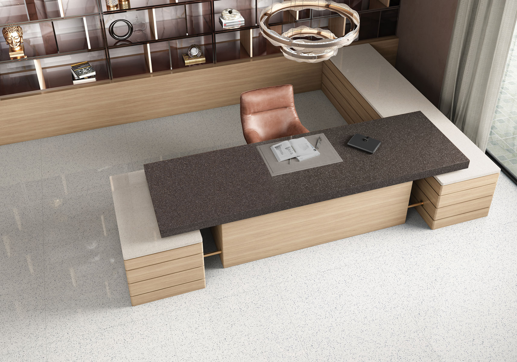 Бесконечная элегантность: керамический слэб STAROTECH STP-ST147 INCOLOR Double Polished - Вид №2