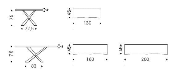 Прямоугольная консоль из стали и дерева Cattelan italia TERMINAL ARCH-00110097 - Вид №4