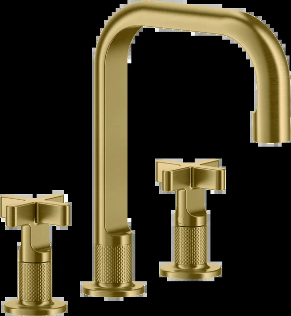 Группа умывальников 58113 716 Gessi Inciso PVD С ЗОЛОТОЙ ЩЕТКОЙ