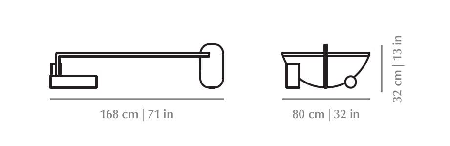 Журнальный столик из травертина DOOQ Playing Games Travertine ARCH-00078637 - Вид №3