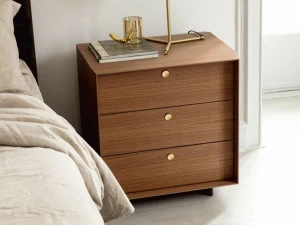 Porada Прямоугольная тумбочка из ореха Eighteen