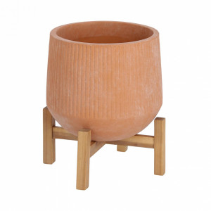 097643 Кашпо Denpasar из терракоты, 25 см La Forma Daffodil