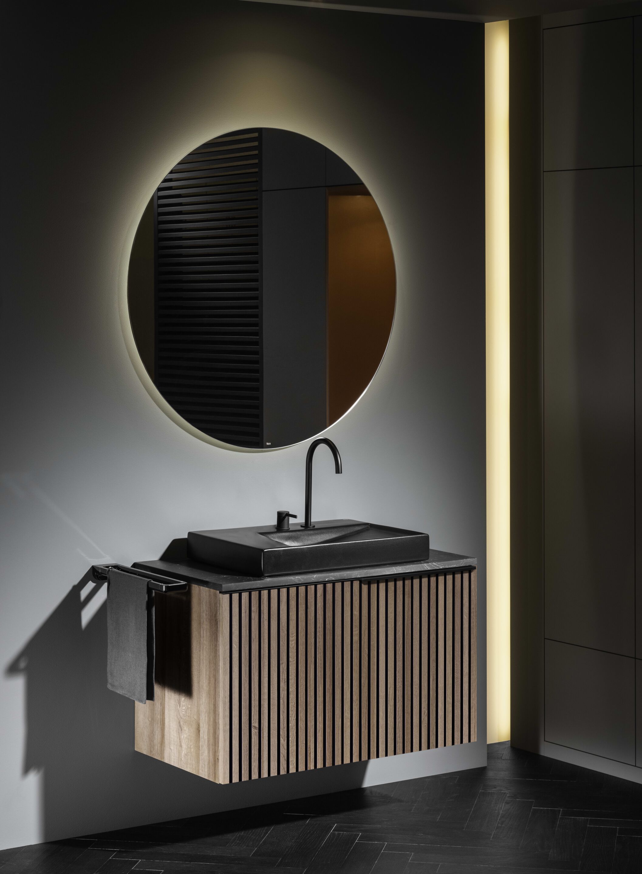 Деревянный подвесной умывальник с ящиками Roca Horizon ARCH-00099164 - Вид №1