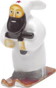 101560 Императорский фарфоровый завод Скульптура "Русские партизаны №3" Твёрдый фарфор