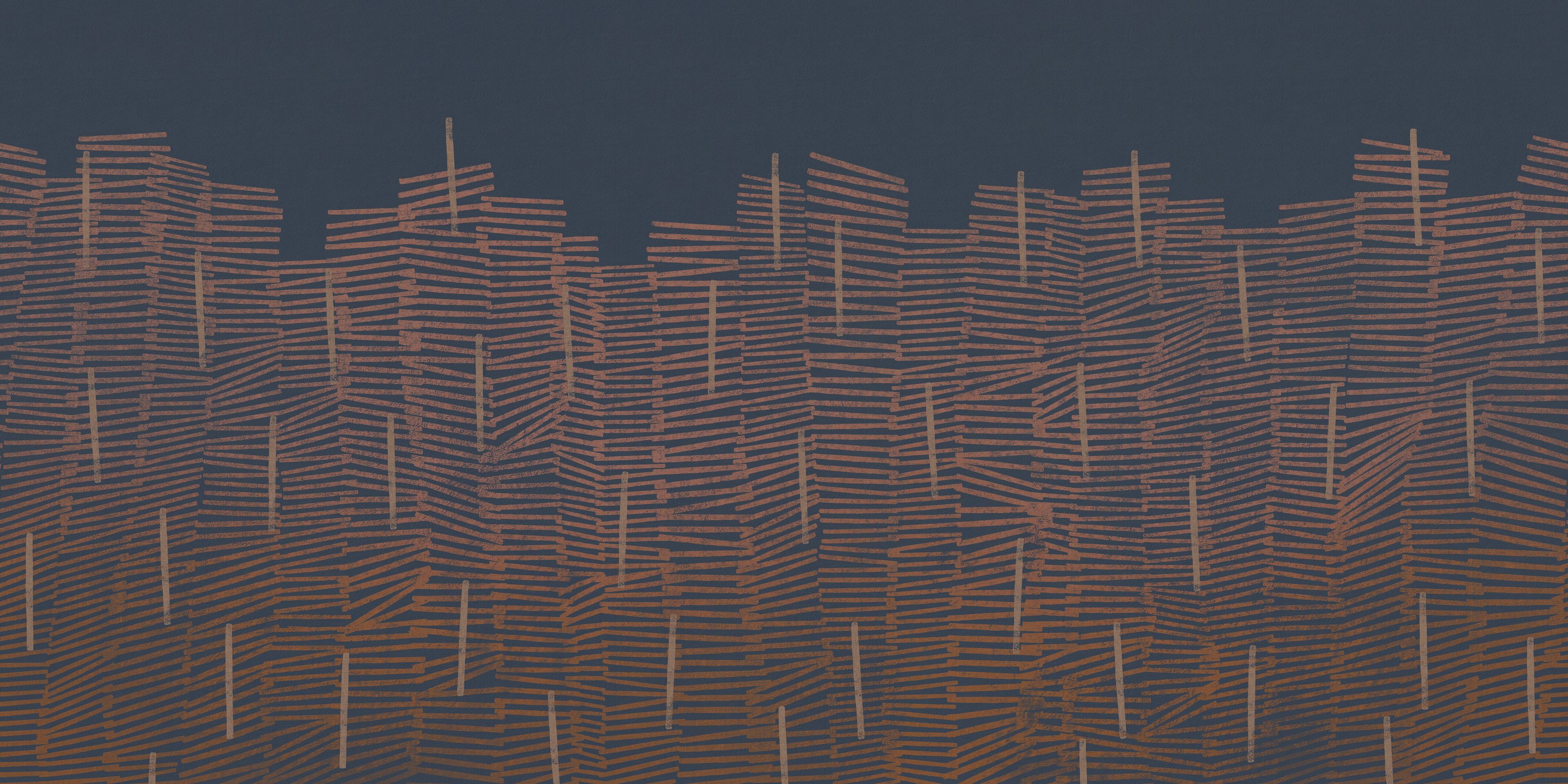 Обои с цифровой печатью Inkiostro Bianco Monochrome ARCH-00148742 - Вид №1