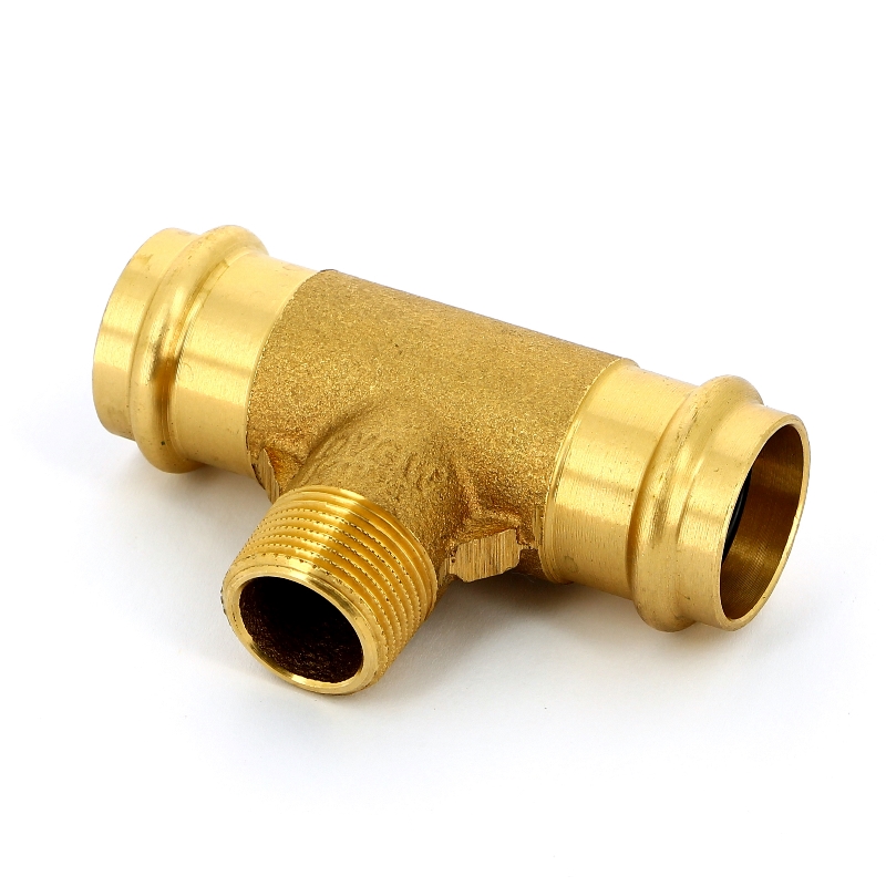 Тройник пресс-Н IBP 28 х 3/4" х 28 бронза P4132G02806028 - Вид №1