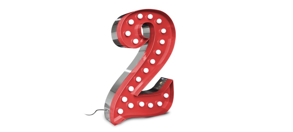 007024 Светильник Цифра 2 Delightfull Graphic - Вид №2