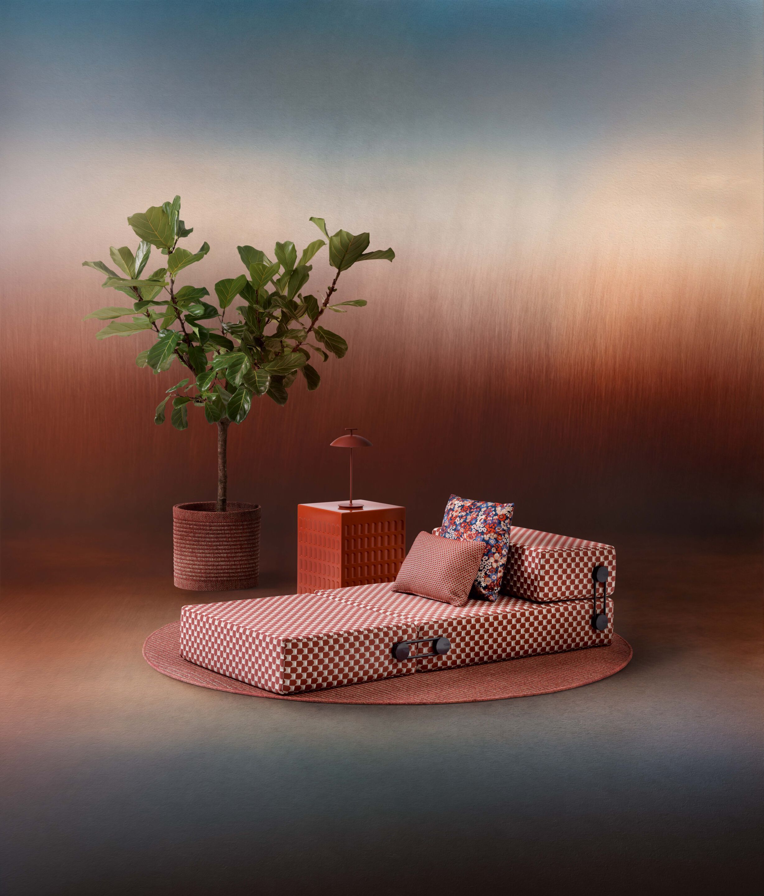 Технические ткани сад Dormeuse Kartell TRIX LIBERTY ARCH-00036431 - Вид №1