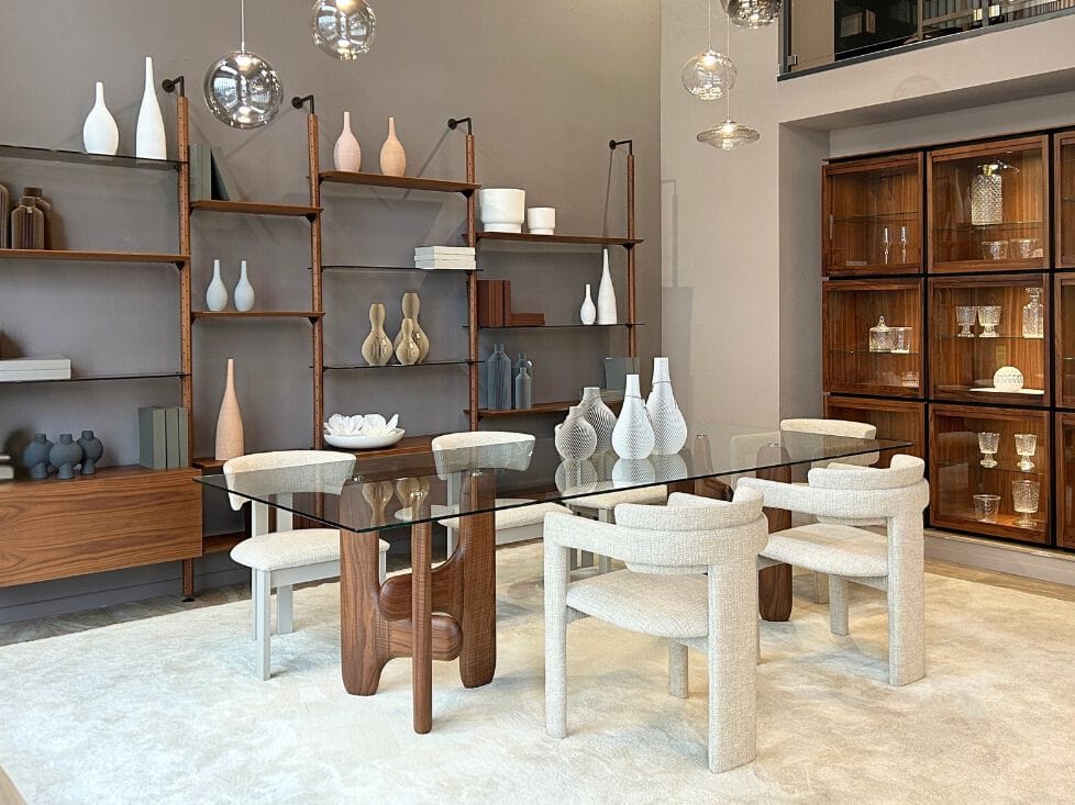 Прямоугольный стол с твердой деревянной основой Pacini & Cappellini Clifford ARCH-00051564 - Вид №1