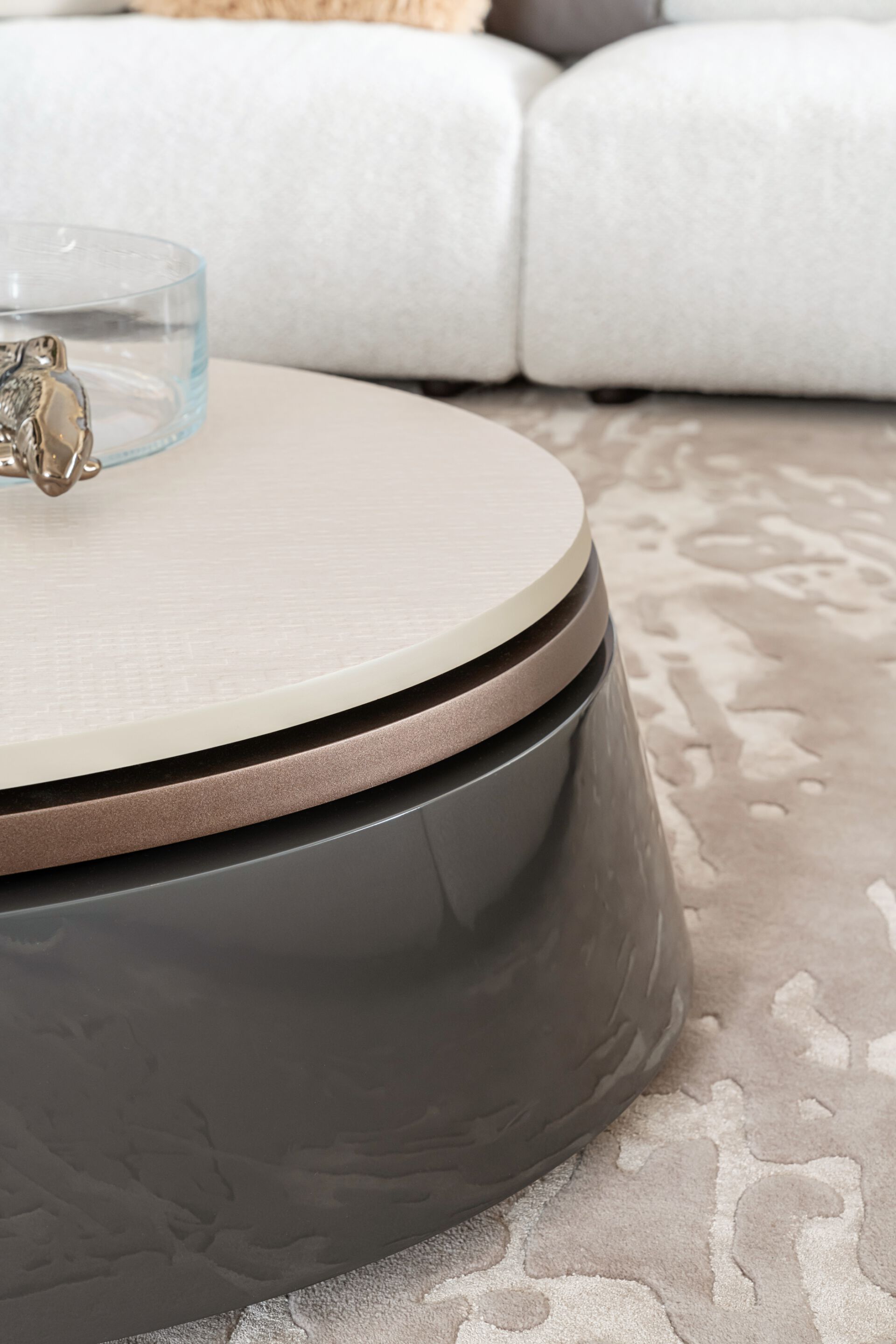 Деревянный круглый вращающийся журнальный столик Bizzotto Italia Aequilibrium ARCH-00112147 - Вид №4