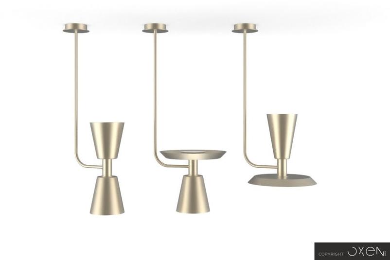 NEXO LUCE Светодиодный подвесной светильник из стали Oxen pendant lamp 7003a1 / -a2 / -a3 - Вид №8
