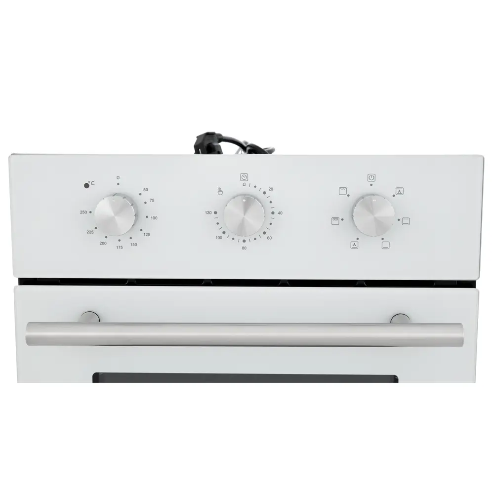 Встраиваемый духовой шкаф Zugel ZOE604W 45x59.5x60 см конвекция цвет белый 89453984 STLM-2110129  - Вид №2