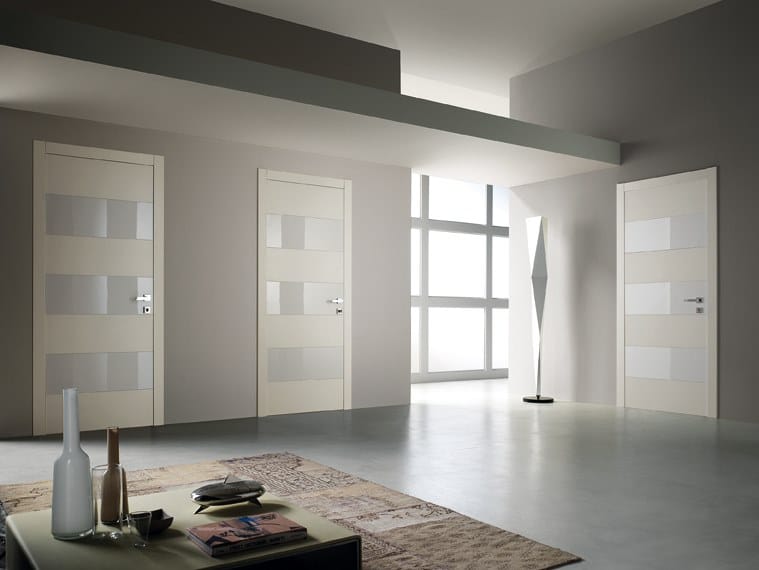 Дверь с глянцевыми и матовыми лакированными панелями GAROFOLI Bisystem ARCH-00133639 - Вид №2